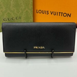 SOLD Saffiano Double Snap Wallet